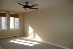 freshly painted empty room